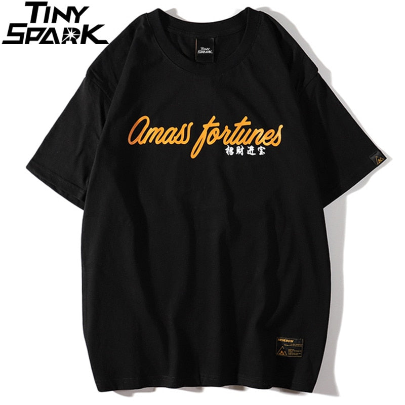 Hip Hop T Shirt Funny Evil Furtune Cat Print T-shirts Men Harajuku Streetwear Summer Tshirt Cotton Short Sleeve Tops Tees-2