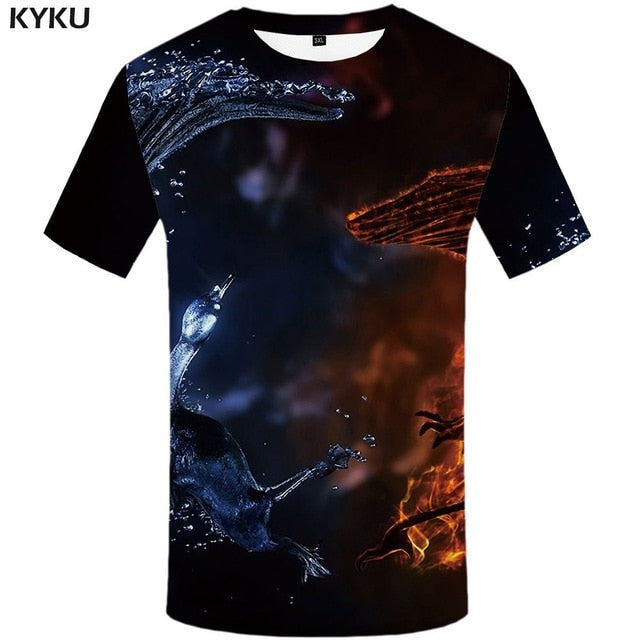 Men Music T-shirts 3d Guitar Tshirts Casual Metal Shirt Print Gothic Anime Clothes Short Sleeve t shirts